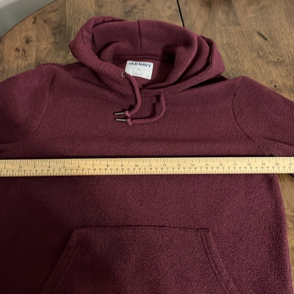 Old Navy Mens Size Medium Red Pullover Hoodie - Picture 5 of 6